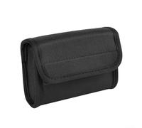 WheatThrive Boîte de rangement portable pour film de voyage, sac de rangement de protection pour appareil photo Fujifilm - Durable et pratique - 13,5 x 10 x 3,8 cm - Tissu noir, Voir image