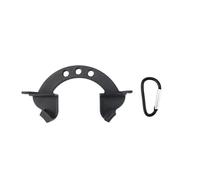 WheatThrive Boucle de sac à dos, clip de montage, support fixe pour DJI NEO 2, support ABS portable, organisateur de bureau mural, noir
