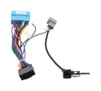 WheatThrive Câble d'autoradio 16 broches - Faisceau de câblage audio - Connecteur d'alimentation 16 broches pour Honda Accord Civic CRV, Suzuki Swift SX4 Vitara