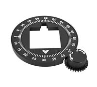 WheatThrive Cadran de broyeur en plastique, cadran de réglage pour Eureka Mignon, plaque graduée 1-100, matériau ABS, réglage pour Specialita Silenzio Noir
