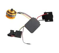 WheatThrive Carte de Commande de clé électrique, Assemblage de Moteur sans balais, 21 V 12 Dents, pour Outils Makita, Module de contrôleur en métal