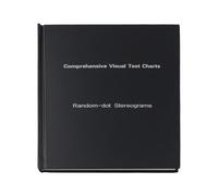 WheatThrive Carte stéréogramme aléatoire pour examen complet des yeux, astigmatisme et évaluation stéréo, portable 19 x 26 cm