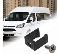 WheatThrive Clapet de carburant, porte de remplissage, kit de réparation pour Ford Transit Mk6 Mk7, clip ABS noir avec vis, remplacement facile à installer