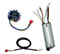 WheatThrive Ensemble de commande et tableau de bord pour scooter électrique 36 V pour modèle HX X8 - Alliage d'aluminium, compteur haute stabilité avec câble de communication