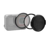 WheatThrive Filtre UV, bague d'adaptation d'objectif pour Insta360 Pro 2, filetage de 52 mm, alliage d'aluminium, avec capuchon d'objectif UV, accessoire de caméra d'action