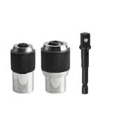 WheatThrive Jeu de douilles de robinet, outil extracteur de robinet e taraud réglable pour tarauds M3-M6 et 1/4-1/2, en acier CR-MO, kit de 3 pièces pour bricolage, ingénieurs