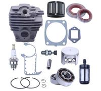 WheatThrive Kit cylindre de tronçonneuse MS361 - Alésage 47 mm - Avec joints de roulement - Pièces de rechange