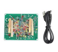 WheatThrive Kit de lumière LED, kit de lumière à monter soi-même, carte PCB, circuit NE555, effet fluide pour l'apprentissage électronique, kit d'entraînement de soudure