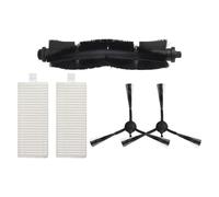 WheatThrive Kit de pièces de rechange pour aspirateur robot Tapo RV30 Max Plus, RV30 Max, RVV20 Max Plus & RV20 Max - Brosse principale, 2 brosses latérales, 2 filtres