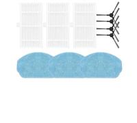 WheatThrive Kit de pièces de rechange pour Nedis WIFIVCB01, brosses latérales, filtres, serpillères, 3 filtres, 3 chiffons, 4 brosses, accessoires pour robot aspirateur