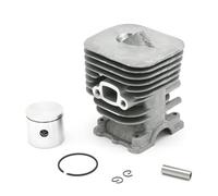 WheatThrive Kit de piston de cylindre de 35 mm pour débroussailleuse 128C 128CD 128L 128LD compatible avec OEM 545008082 en aluminium de rechange