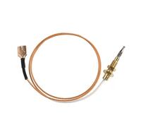WheatThrive Kit de remplacement pour thermocouple de cheminée - Capteur de température de chauffage à gaz, 600 mm ou 1200 mm, plaqué or, pour cuisinière à gaz et brûleurs