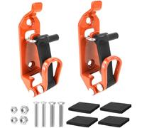 WheatThrive Lot de 2 supports de hache de feu en alliage de zinc, support à outils de toit réglable, support en caoutchouc antidérapant, lot de 2 pour équipement d'atterrissage