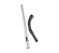 WheatThrive Lot de 2 tubes d'extension télescopiques, poignée de tuyau d'aspiration, baguette réglable pour Miele C1 C2 C3, mécanisme de verrouillage, contrôle d'aspiration