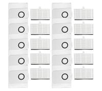 WheatThrive Lot de 20 sacs à poussière, kit de filtre, pièces de rechange pour Cecotec Conga 9590, 9990 AI, 10090, haute capacité, adapté aux animaux domestiques