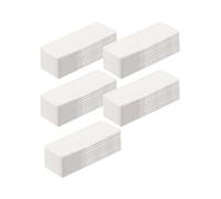 WheatThrive Lot de 25 pièces en coton pour foyer, fibre ignifuge, 11,9 x 5,1 cm, durée de combustion prolongée, noyau de carburant sûr, 25 pièces pour brasero de table