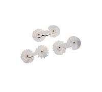 WheatThrive Lot de 3 jauges de rayon, jauge de filet, ensemble de jauges de filets de rayon en acier inoxydable, convexe convexe, contrôle concave 3 pièces R1-25 pour machinistes