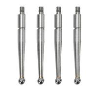WheatThrive Lot de 4 points de contact en carbure, pointe d'indicateur de test à cadran, filetage M1.6, boule de 2 mm, résistant à l'usure pour Mitutoyo 513 Series