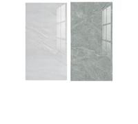 WheatThrive Lot de 5 autocollants muraux 3D, papier peint brique, panneaux en mousse, imperméables et résistants à l'humidité pour cuisine, salle de bain