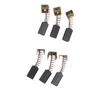 WheatThrive Lot de 6 balais de charbon pour meuleuse d'angle 6,4 x 7,9 x 12,5 mm pour Black Decker CD105 CD110 CD115 KG900
