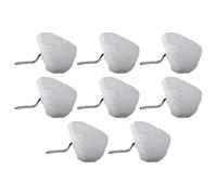 WheatThrive Lot de 8 serpillères en microfibre réutilisables pour nettoyeur Vax, Vileda, Neo, triangulaire