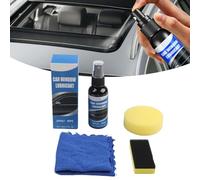 WheatThrive Lubrifiant de voiture, conditionneur de joint en caoutchouc, spray de réduction du bruit pour bandes de porte, rails de toit ouvrant, kit de 60 ml avec serviette
