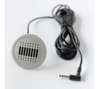 WheatThrive Microphone de voiture auxiliaire 3,5 mm pour BMW, Mercedes, Skoda, radio Android, gris, câble de 300 cm