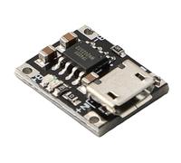 WheatThrive Module de charge micro USB, chargeur de batterie Li-ion 1S, panneau de charge cellulaire 3,7 V, sortie 4,2 V, courant 1 A, pour projets d'alimentation à faire soi-même