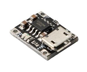 WheatThrive Module de charge micro USB, chargeur de batterie Li-ion 1S, panneau de charge cellulaire 3,7 V, sortie 4,2 V, courant 1 A, pour projets d'alimentation à faire soi-même