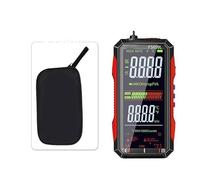 WheatThrive Multimètre numérique, voltmètre, ampèremètre, True RMS, rechargeable USB-C, 6000 points, grand écran rétroéclairé avec lampe de poche, détection NCV pour électriciens, bricolage à domicile