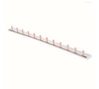 WheatThrive Peigne d'alimentation, répartiteur, bus à broches, 63 A 230 V, 12 modules, cuivre pur, sécurité isolée pour disjoncteurs DPN