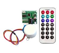 WheatThrive Pilote de moteur pas à pas, contrôleur de moteur, carte à distance infrarouge, contrôle 4 phases à 5 fils pour 28BYJ48, module d'automatisation compact DIY