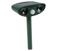 WheatThrive Répulsif solaire pour animaux - Appareil de détection de mouvement - Imperméable - Pour animaux - Avec énergie solaire - Pour écureuils, chiens, ratons laveurs