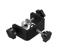 WheatThrive Serre-joint en G, pince de travail du bois, clip à 3 voies, fixation en métal robuste pour bord de table, capacité de 63 mm, noir, 1 pièce