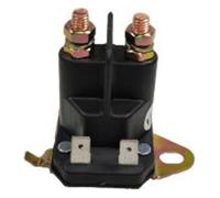 WheatThrive Solénoïde de démarreur, relais 12 V, 725-06153A, remplacement facile à installer pour tondeuses d'extérieur Cadet, Troy-Bilt, Craftsman, blanc