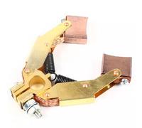 WheatThrive Support de brosse en carbone en cuivre, support de moteur en forme de V, performance stable, pour machine à toronner, moteur DC, 12,5 x 32 mm