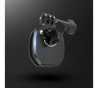 WheatThrive Support de pare-brise de moto, pince de caméra d'action, pour Hero 12/11, DJI Action 4, Insta360 GO 3S, aluminium CNC