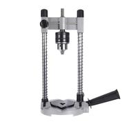 WheatThrive Support de perceuse, guide de perçage, gabarit de perçage, presse verticale à 90 degrés, poignée à angle réglable pour tuyaux en bois et métal, base en acier d'aluminium, mandrin de 1,5 à