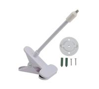 WheatThrive Support de serrage flexible pour TP-Link Tapo C200 C210 C220 C201 C202 C202 C211 C212 C222 C230, métal, blanc, 18 cm, installation sans outil