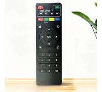 WheatThrive Télécommande pour X96, X96 Mini, Android TV Box, fonction d'apprentissage infrarouge, compatible avec Max G96, noir