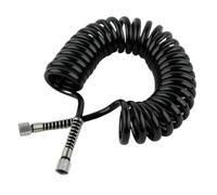 WheatThrive Tuyau d'aérographe, tuyau de compresseur d'air, tuyau bobine en polyuréthane de 3 m, raccords femelles BSP 1/8, tube flexible anti-fuite pour artistes