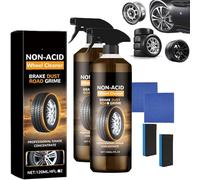 Wheel Blaze Cleaner, Wheelblaze Wheel Cleaner, Powerful Wheelblaze Rust Converter for Various Vehicles, Turn Filthy Wheels into Instant Shine and Lasting Protection (2Pcs)