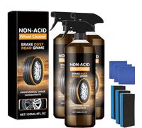 Wheel Blaze Cleaner, Wheelblaze Wheel Cleaner, Versatile and Powerful Rust Converter, Turn Filthy Wheels into Instant Shine and Lasting Protection (3Pcs)