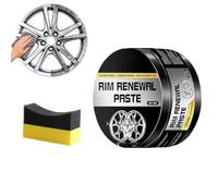 Wheel Care & Restoration Paste, Rim Renewal Paste for Car Wheel Scratch Care, Multi-Purpose Wheels Restoration Polish Cream with Sponge (1pcs)