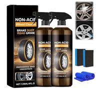 Wheel Cleaner, Versatile and Powerful Rust Converter, Dirt Converter Rim Cleaning, Turn Filthy Wheels into Instant Shine and Lasting Protection (2PCS)