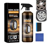 Wheel Cleaner, Versatile and Powerful Rust Converter, Dirt Converter Rim Cleaning, Turn Filthy Wheels into Instant Shine and Quick Polish & Refurbishme (1PC)