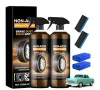 Wheel Cleaner Wheelblaze, Tire Rim Cleaner, Car Tire Foam Polish&refurbishment, 4oz Tire & Wheel Cleaner, Generic Car Tire Rubber, Farm & Offroad Equipment (2pcs)