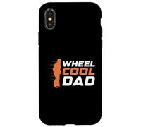 Wheel Cool Dad Design pour un papa fan de monowheel Coque pour iPhone X/XS