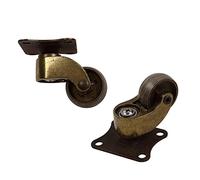 Wheel Diameter 23mm Antique Bronze Vintage European Furniture Casters Mute Pulley Sofa Universal 4Pcs Casters