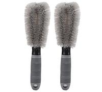 Wheel Hub Brush | 10in Ergonomic Handle for Outlet Nozzle/Motor Compartment/Door Frame | High - Strength ABS Sturdy Cleansing Tool